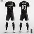 Black Chevron Soccer Jersey for Club