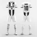  black custom soccer jerseys kit