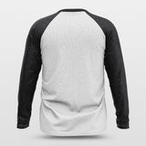 black long sleeve basketball jersey