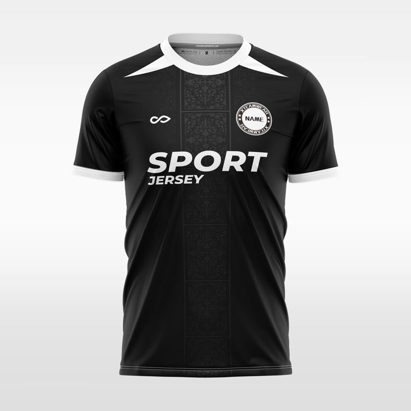 Black Soccer Jerseys Shirts Custom Design Online for Team XTeamwear