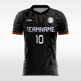 black soccer jersey for men sublimation