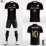 Black Soccer Jersey for University Honor