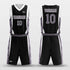 black sublimated basketball jersey