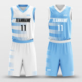 Blue Lake - Customized Reversible Basketball Jersey Set