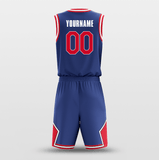 blue basketball jersey kit