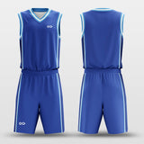 blue baseketball jersey kit