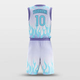 blue custom basketball jersey