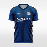  blue custom soccer jersey