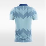 blue custom soccer jersey