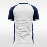 blue custom soccer jersey