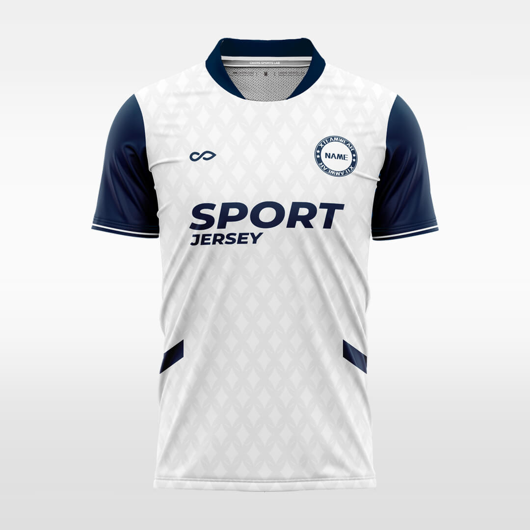  blue custom soccer jersey