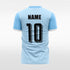 blue　customized　men　sublimated　soccer　jersey