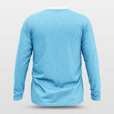 blue long sleeve jersey