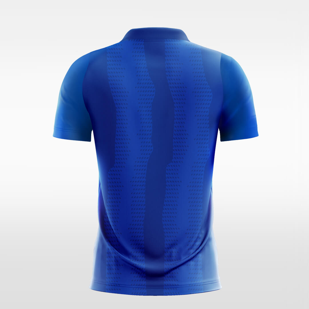 blue soccer jersey