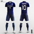 Blue Stripe Soccer Jerseys