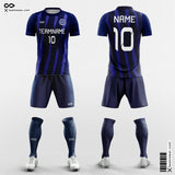 Blue Stripe Soccer Jerseys