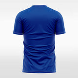 blue sublimated soccer jersey