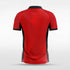 custom red soccer jerseys