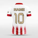 gradient soccer jerseys red stripe