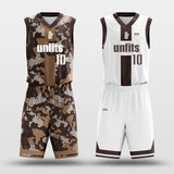 Camouflage - Custom Reversible Sublimated Basketball Jersey Set