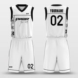 caricature basketball jersey set