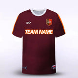 Red Tectonic Soccer Jersey