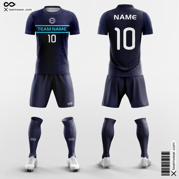 Classic Blue Soccer Jersey Kit for Kids