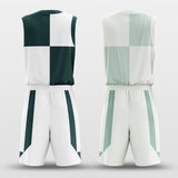 reversible basketball jersey color block