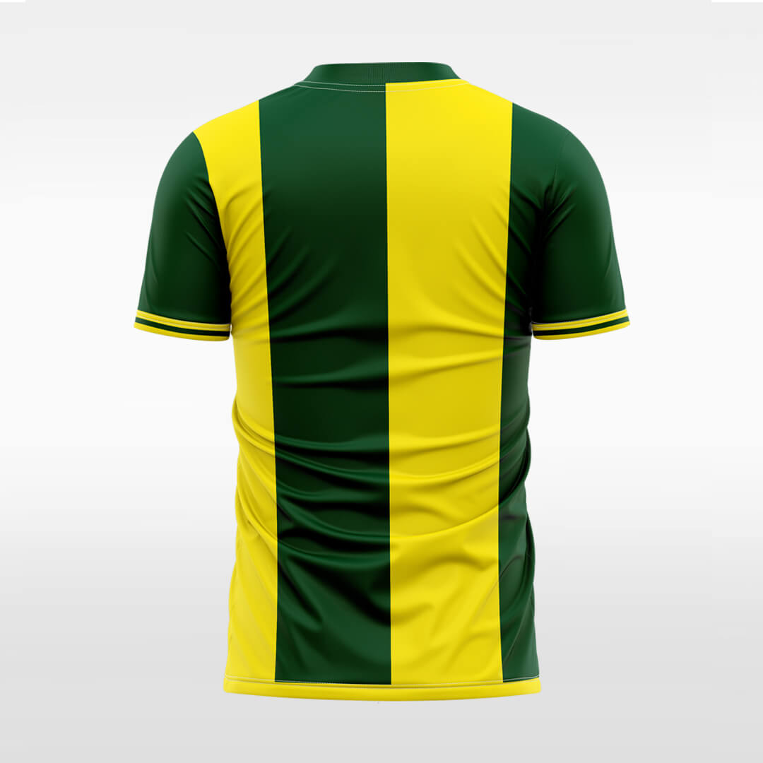 colossal customized green sublimated soccer jersey