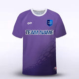 Purple Men Soccer Jersey