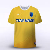 Yellow Men Soccer Jersey