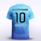 Sky Blue Custom Football Shirts