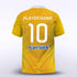 Yellow Custom Soccer Uniform