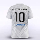 White Custom Soccer Uniform