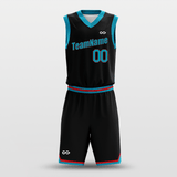 Black Blue - Custom Basketball Jersey Design for Team