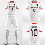 custom jersey soccer red design