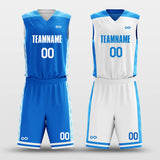 Ice Crystals - Customized Reversible Basketball Jersey Set Design BK260607S
