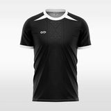  custom soccer jersey black sublimation