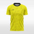 custom soccer jersey yellow sublimation