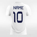 custom white soccer jersey