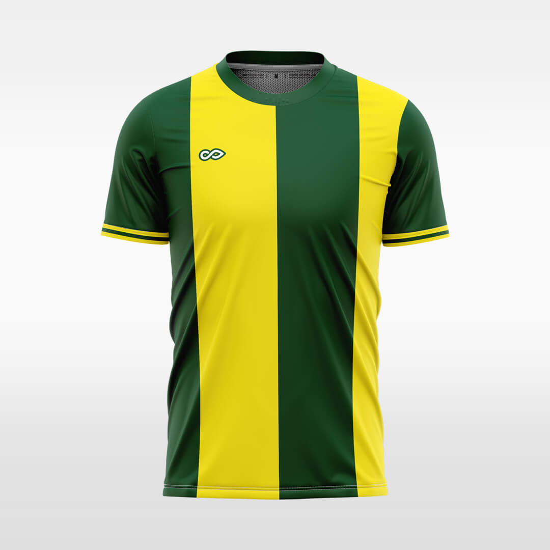 customized green sublimated soccer jersey