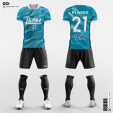 Cyan Soccer Jersey for High School