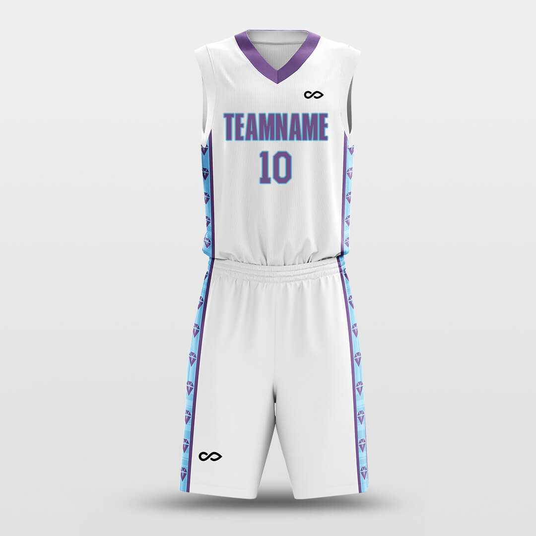 diamond custom basketball jersey