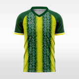 earnest custom soccer jersey green sublimation