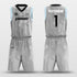 grey basketball uniform