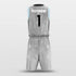 Grey basketball jerseys