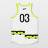 customized basketball jersey white