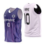 Fashion Purple - Custom Reversible Training Bibs Fire Design