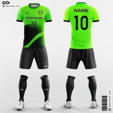 Green and Black Soccer Jersey