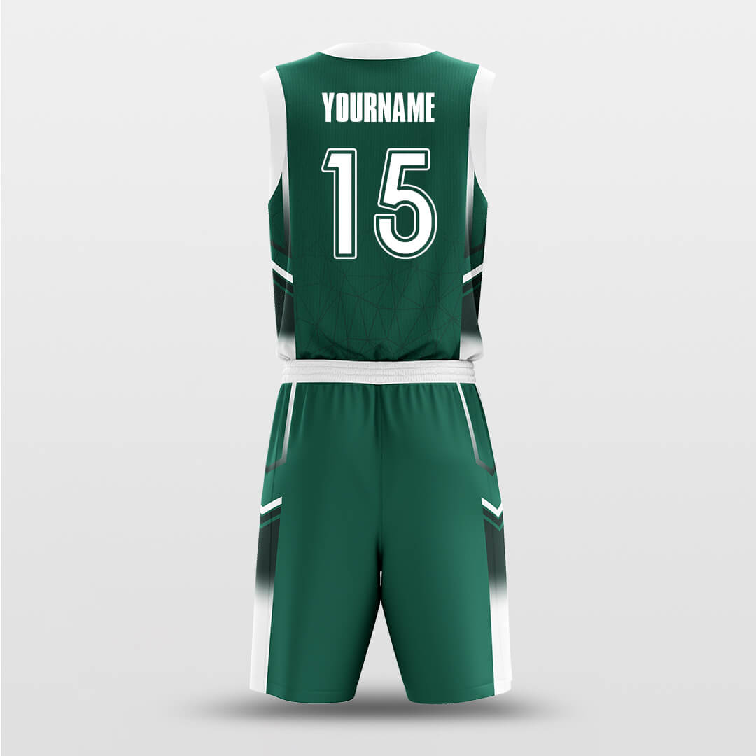 green custom basketball jersey